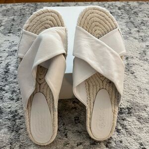 Loro Piana criss cross lamb leather Summer Sandals Size 40